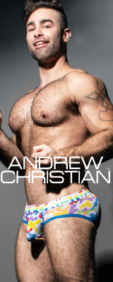 Mens underwear shop Andrew Christian underwear