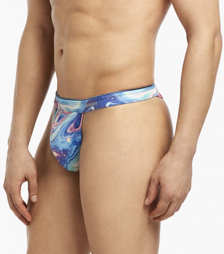 2xist underwear - iridescent swirl thong