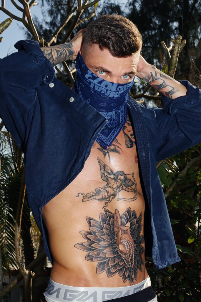 Antoni Biali photographed by Karim Konrad - Garcon Model underwear