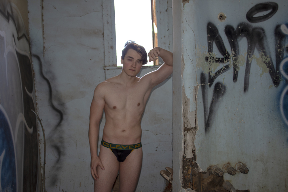 Nicholas Ostella photographed by Adam R Photos – Clever underwear