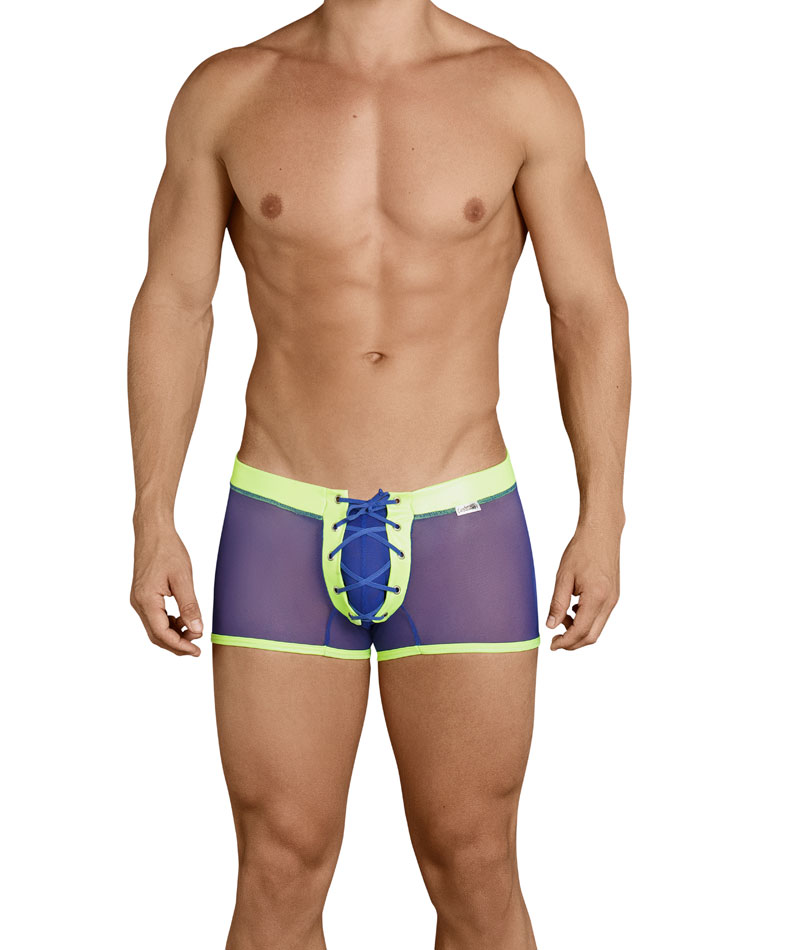 Candyman Lace Up Mesh Boxer Brief