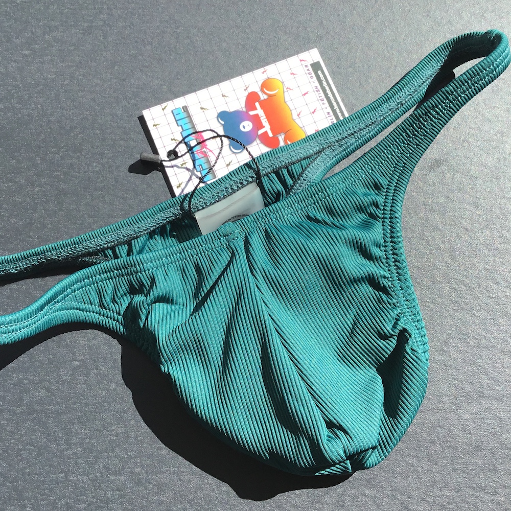 Barcode Berlin underwear - Rio Thong petrol green