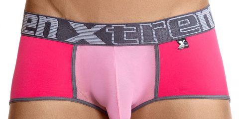 Xtremen underwear - pink boxer briefs