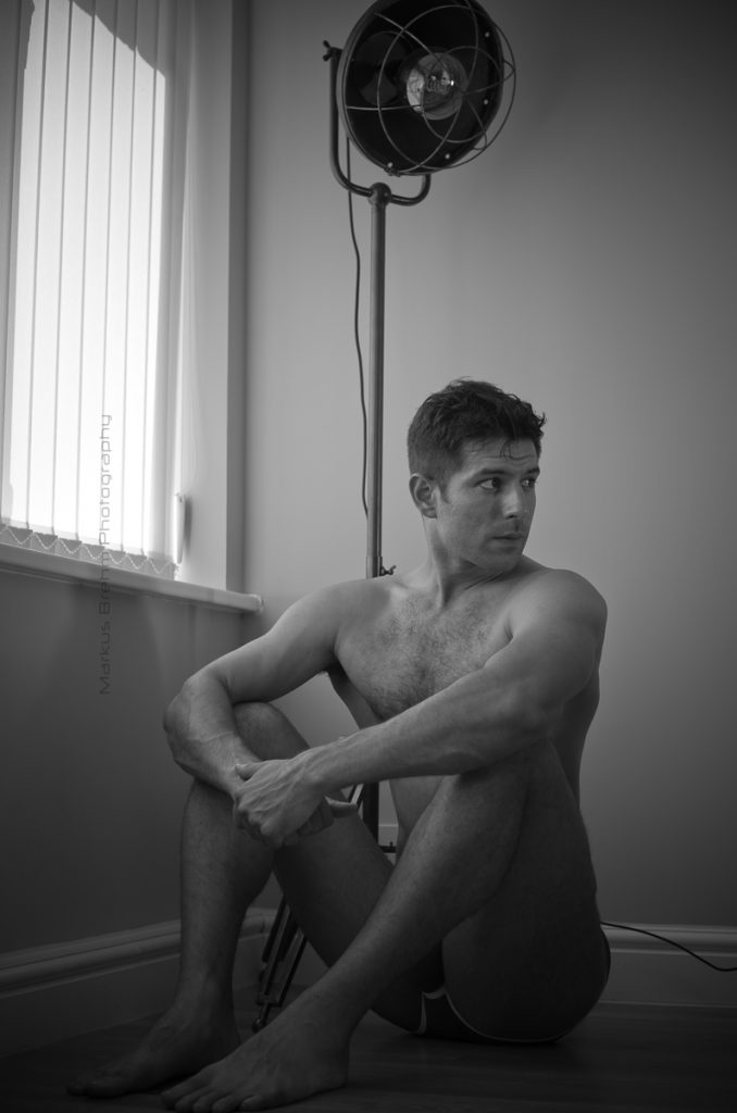 Athlete John Wood photographed by Markus Brehm – CODE 22 underwear