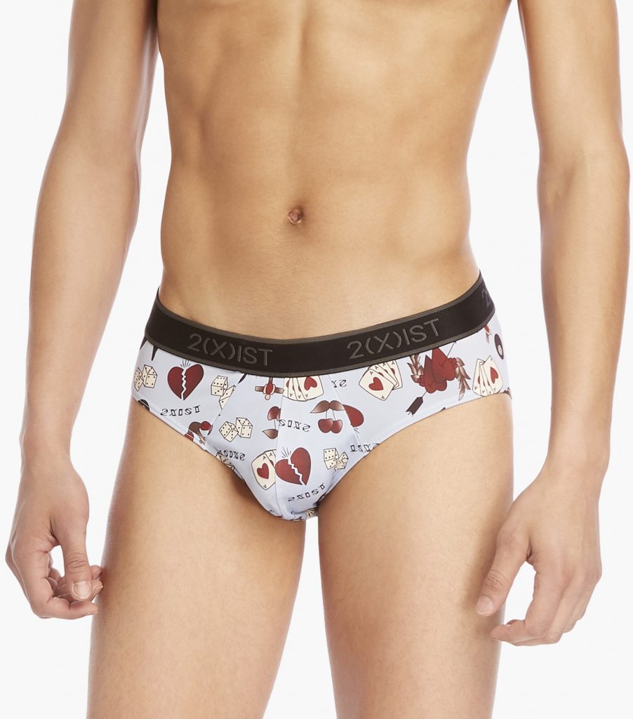 2XIST - Graphic Micro No Show Brief - Traditional Tattoo
