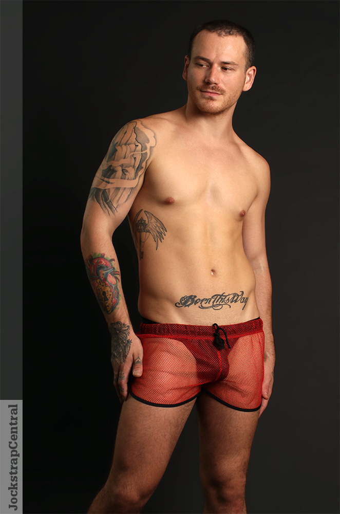 McKillop Net Mesh Impact Shorts at Jockstrap Central