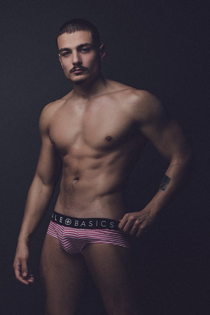 Model Carlos by Adrian C. Martin - MaleBasics underwear