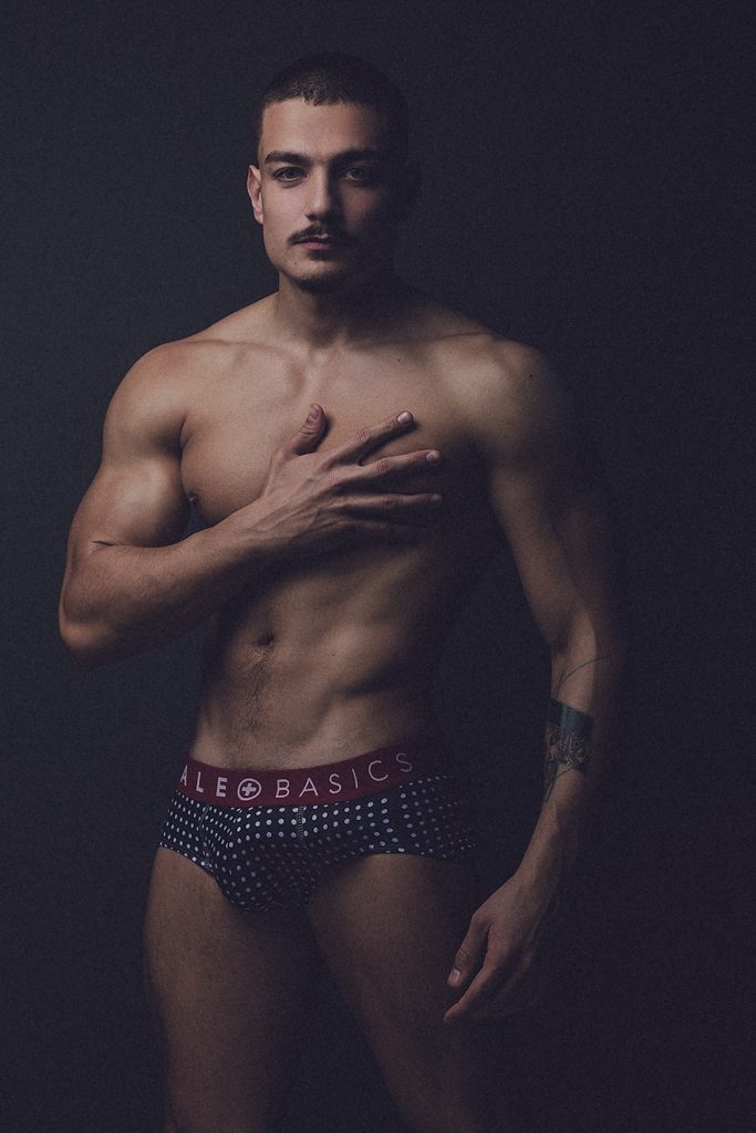 Model Carlos by Adrian C. Martin - MaleBasics underwear
