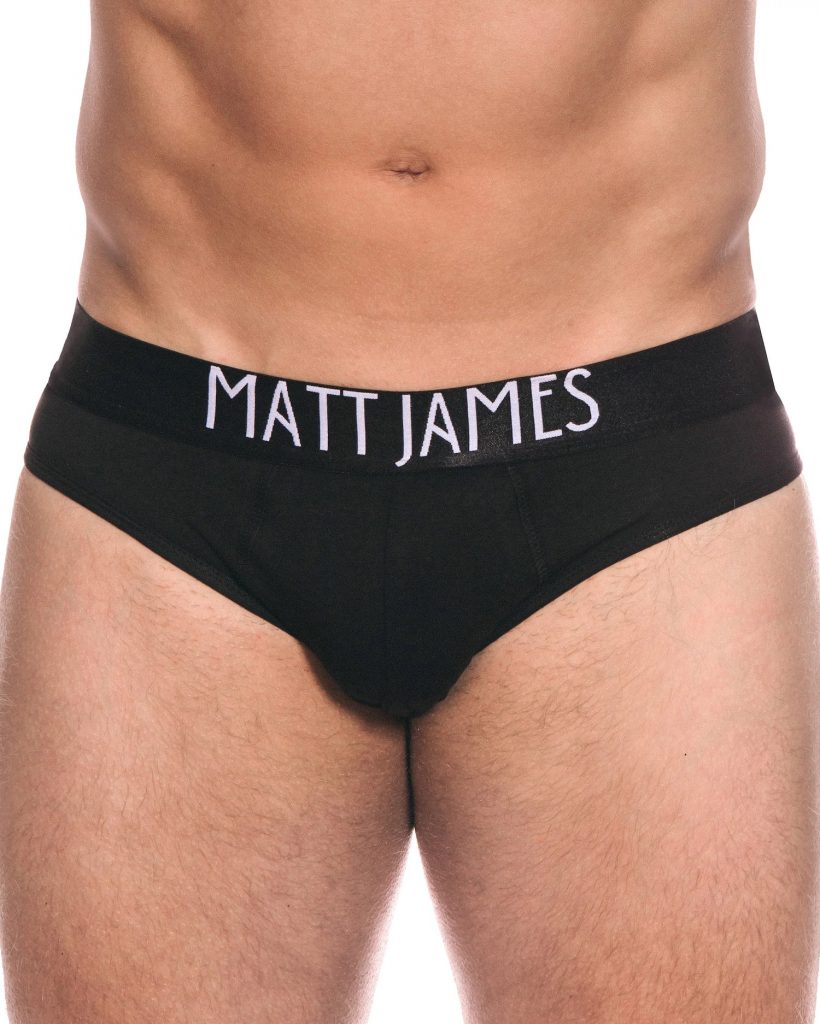 Matt James underwear - Black Briefs 