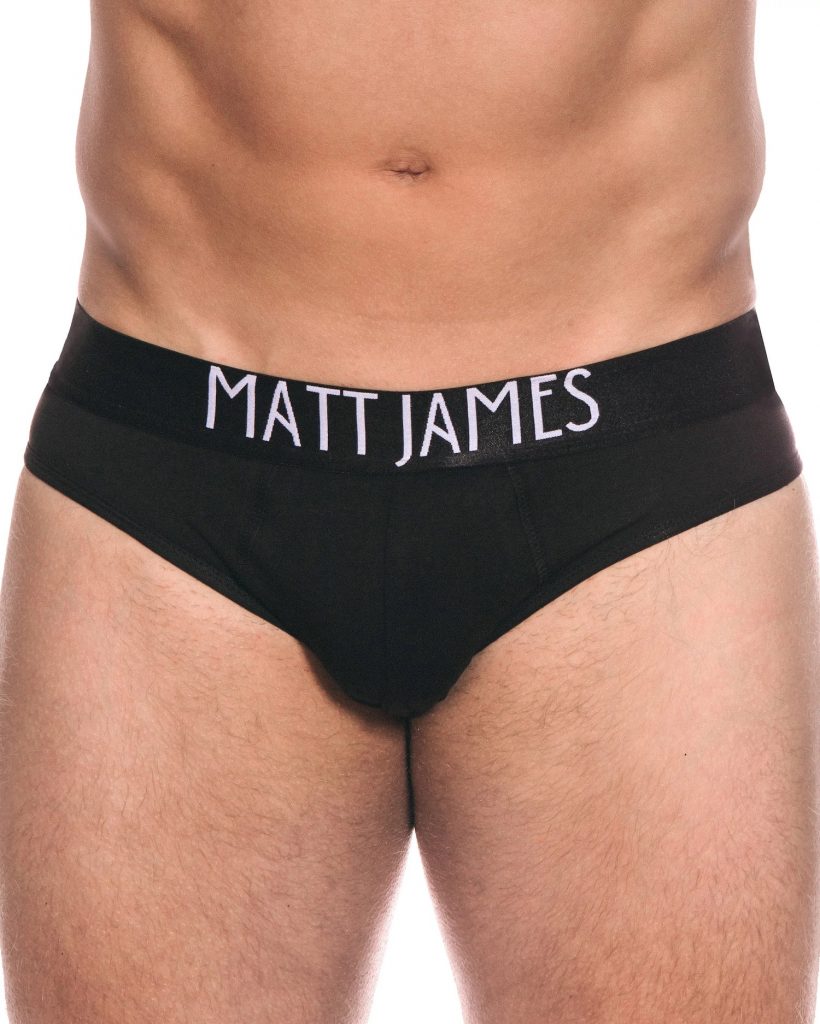 Matt James underwear - Black Briefs