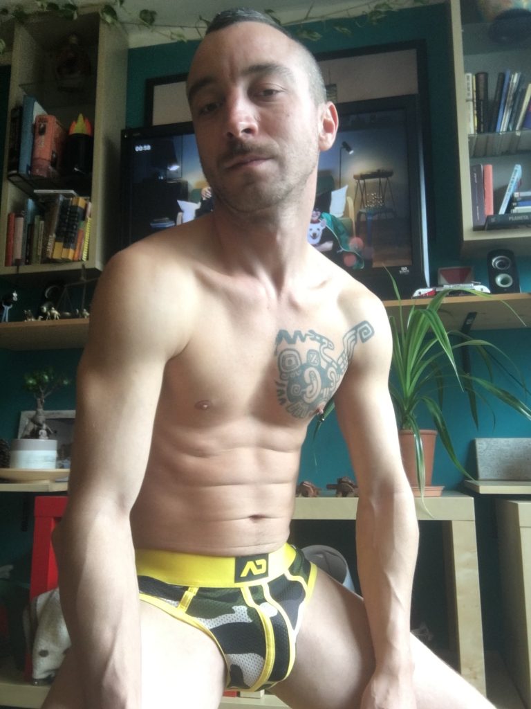 Men and underwear Stay at Home with Michal in Addicted underwear