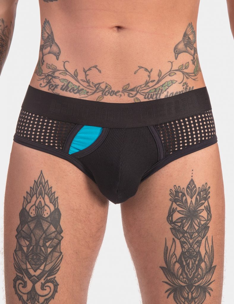 Barcode Berlin - Briefs Oliver - Black with Blue
