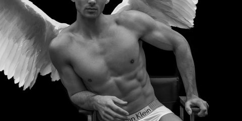 Calvin Klein underwear model Taner Sigirtmac by Baldovino Barani