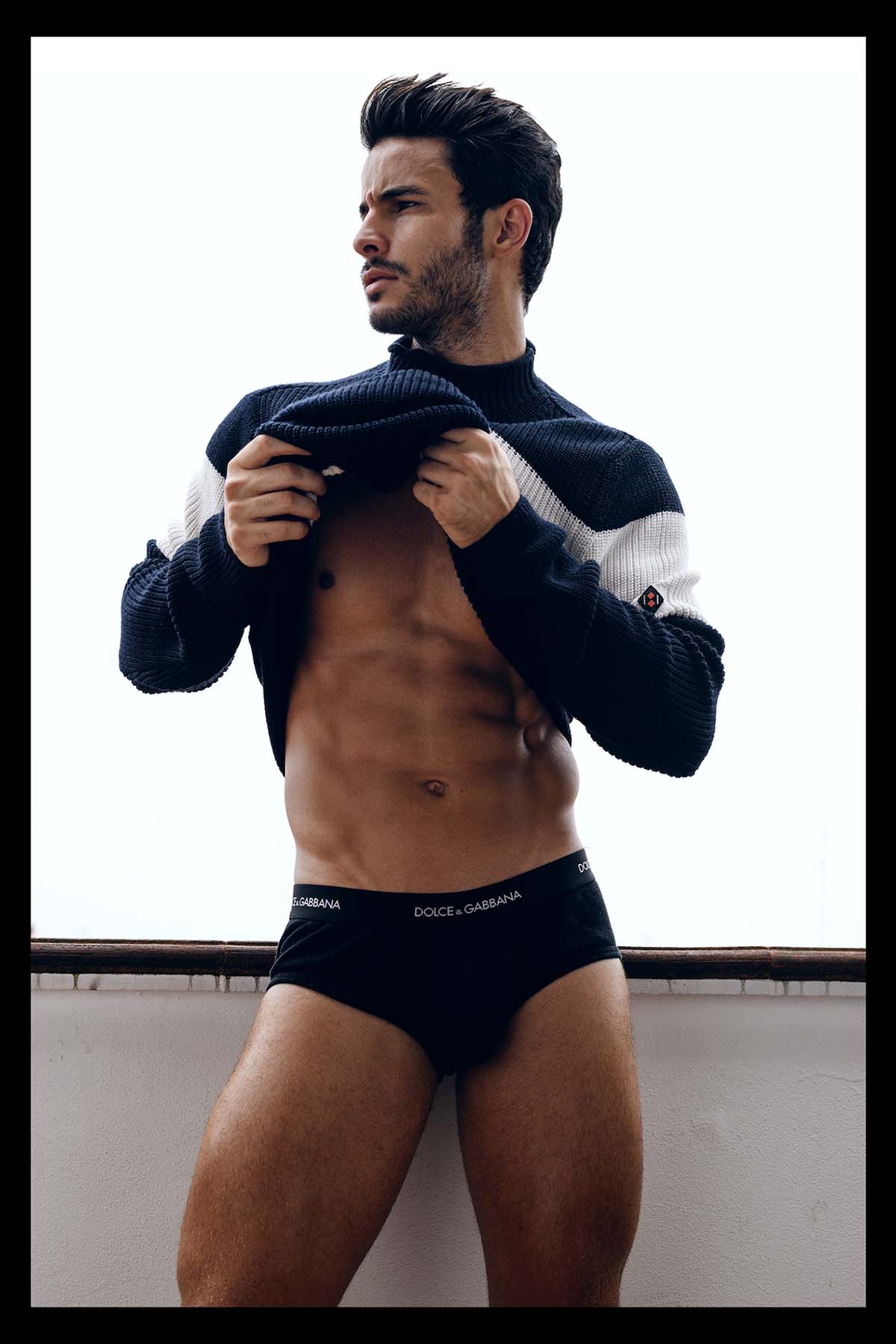 Dolce & Gabbana underwear - Renato Freitas by Wong Sim - Brazilian Male Model Magazine