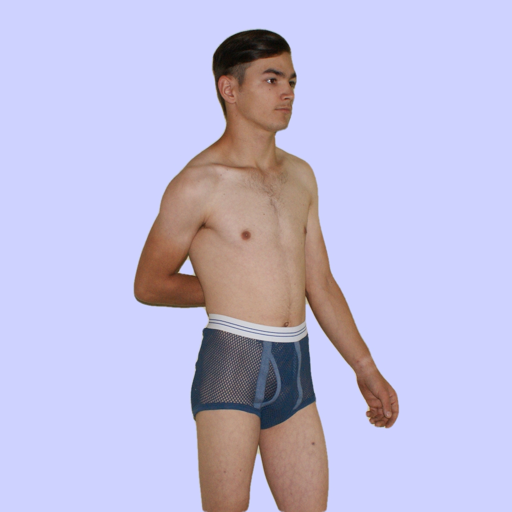 Classic-Underwear-Retro-Style-Blue-brief-a-front