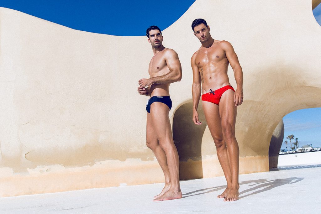 Teamm8 swimwear models Carlos and Alberto. by Adrian C Martin