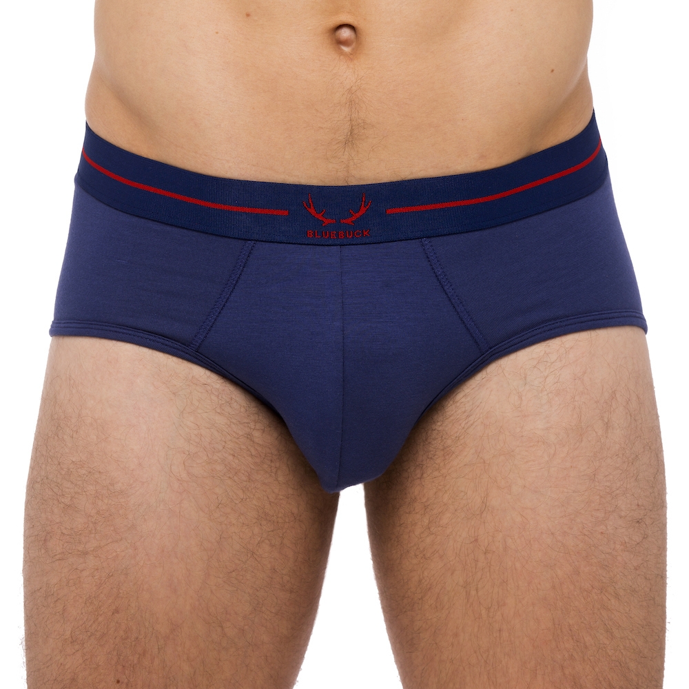 Bluebuck underwear navy-blue-recycled-mens-brief