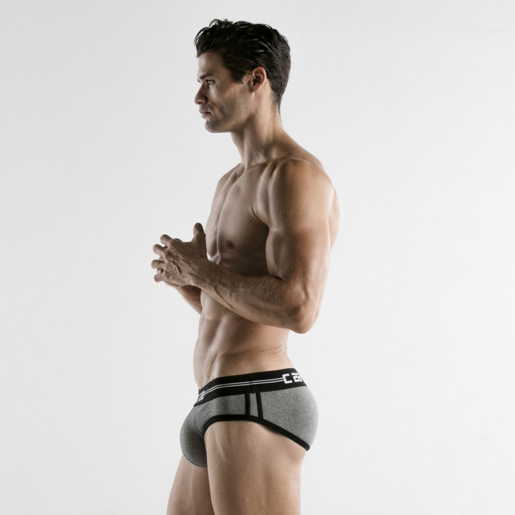 CODE 22 underwear - Power Briefs Grey