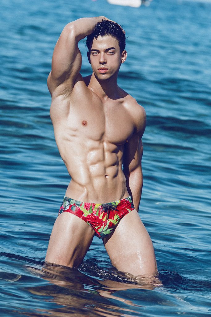 Swimwear editorial - model Manuel by Adrian C Martin