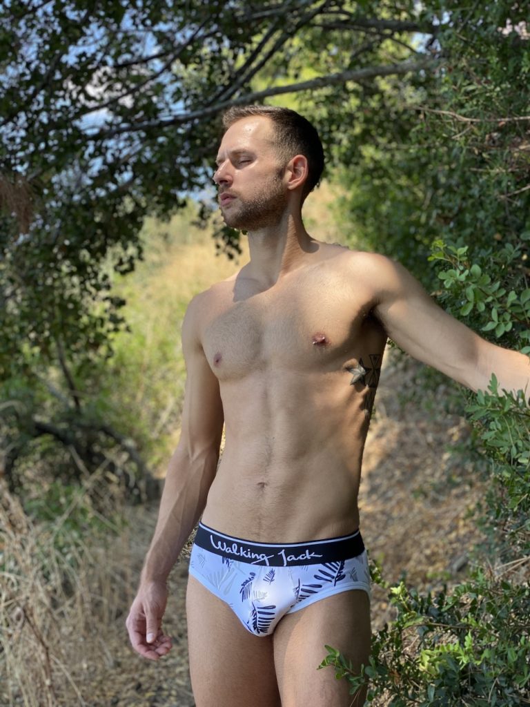 Walking Jack Fern Briefs - model Stathis for Men and Underwear