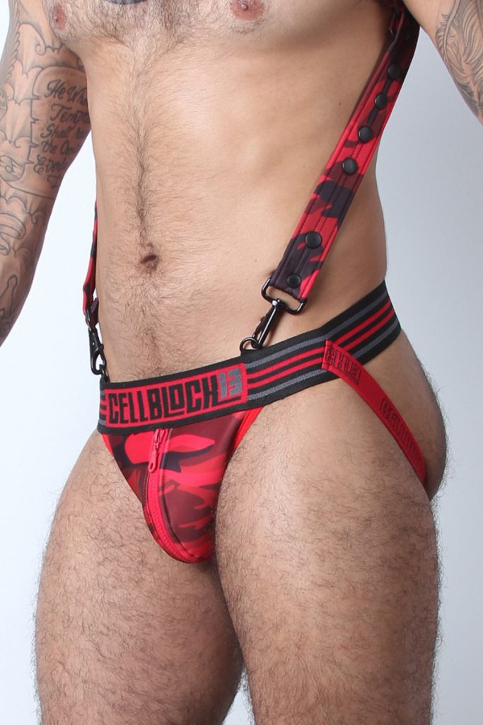 Cellblkock13 Cadet Camo jockstrap