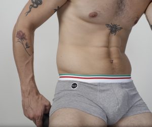 Ultimo Bacio - Italian underwear Forza Boxer briefs Grey