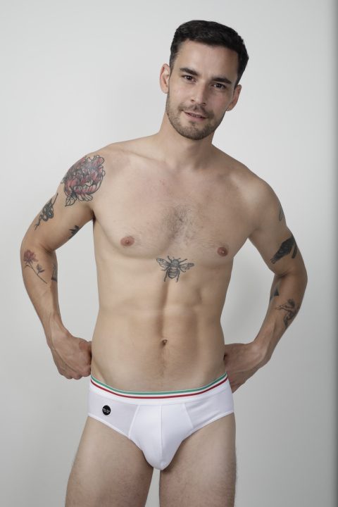 Ultimo Bacio - Italian underwear L al dente Briefs white