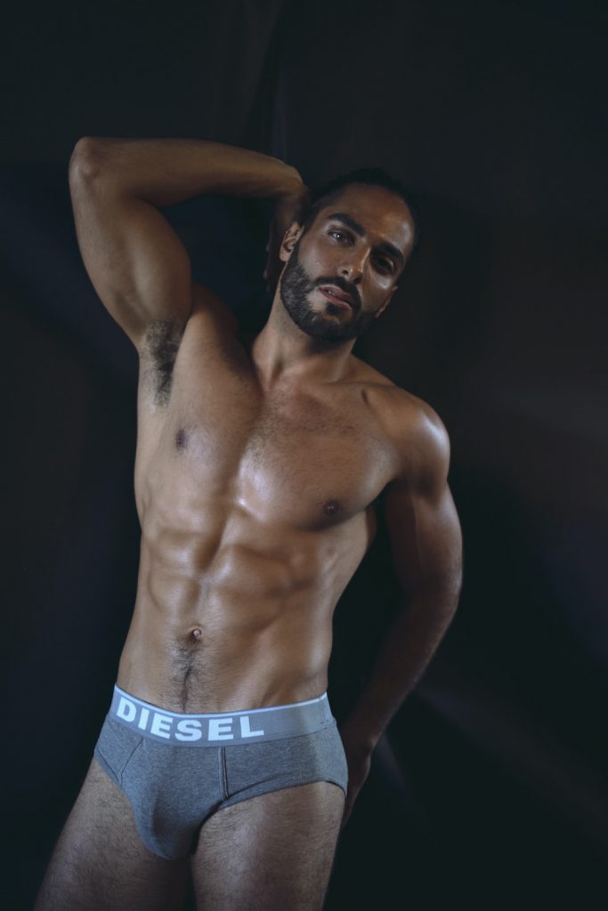 Diesel Underwear -Model Idan Guetta by Hair, Light and Shadow