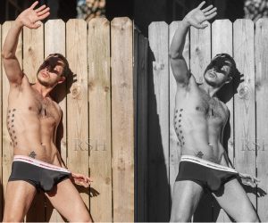 PhotoRSH - model Tony in AMU underwear