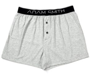 Adam Smith - Classic Boxers - Grey