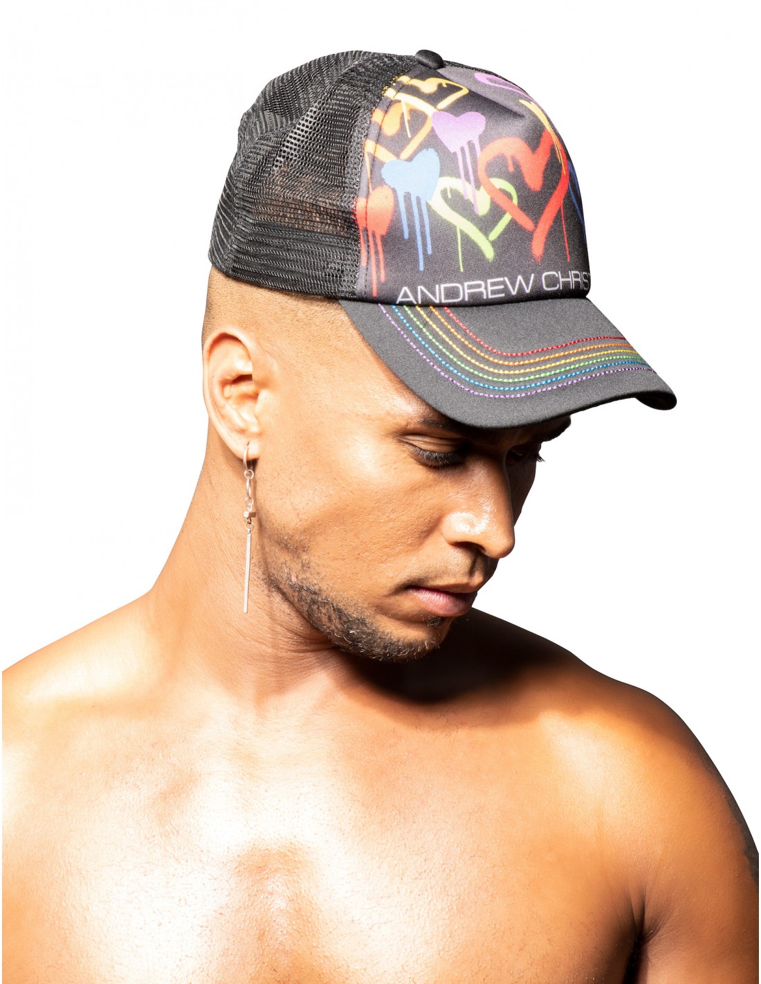 Andrew Christian - Graffiti Heart Cap