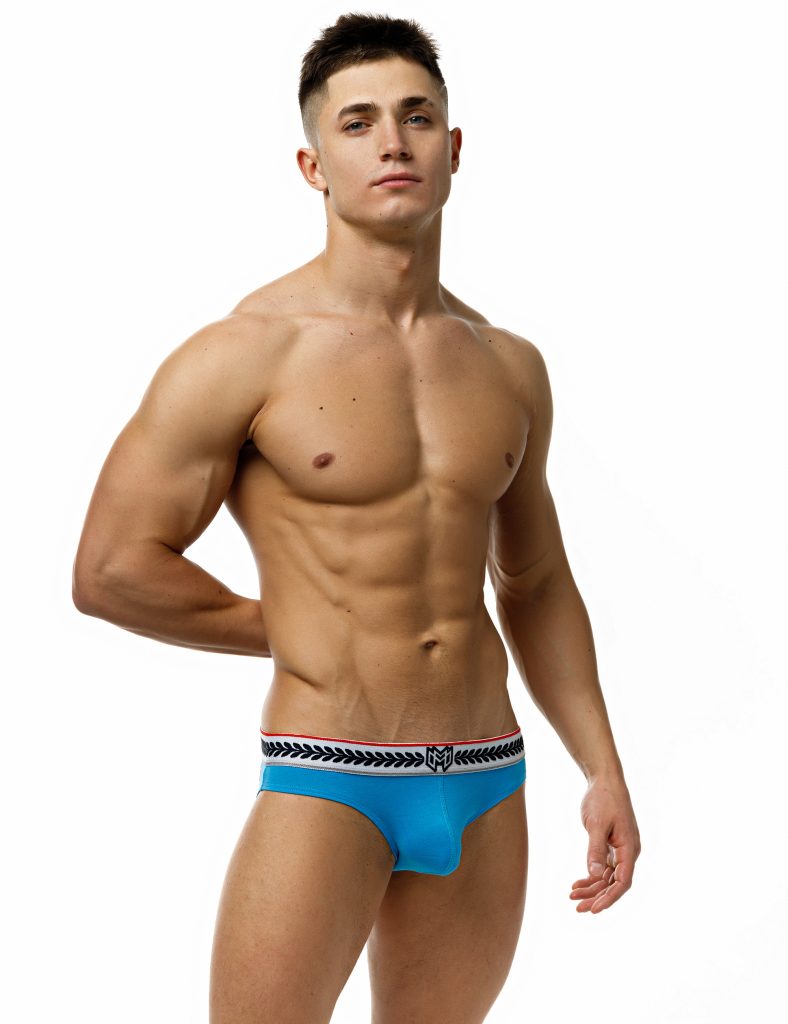 Marcuse underwear - Astra brief blue side