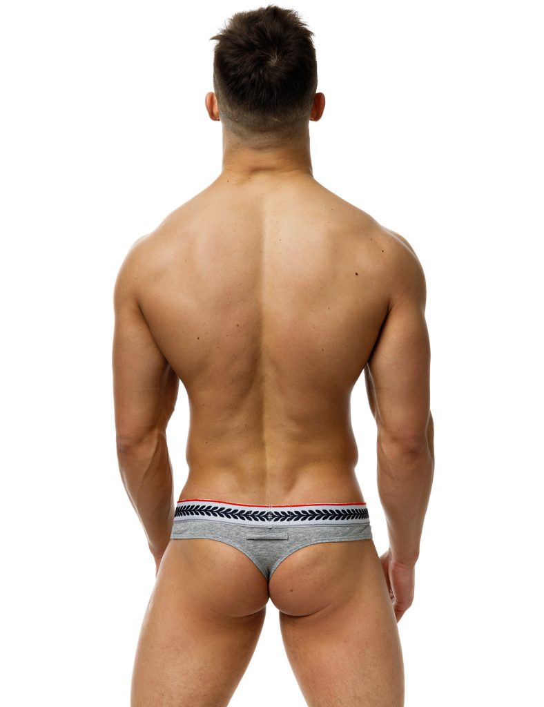 Marcuse underwear - Marcuse underwear - Astra thong grey back