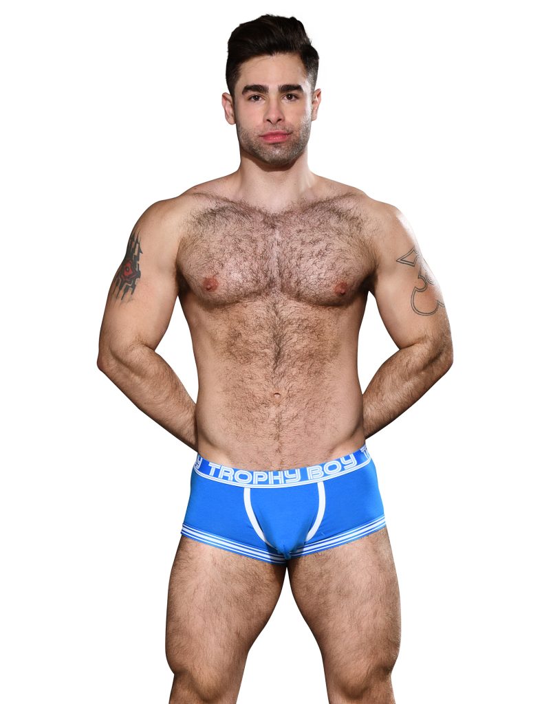 Andrew Christian - underwear - Trophy Boy Trunks Nov - 92225 Boxer - Blue 01