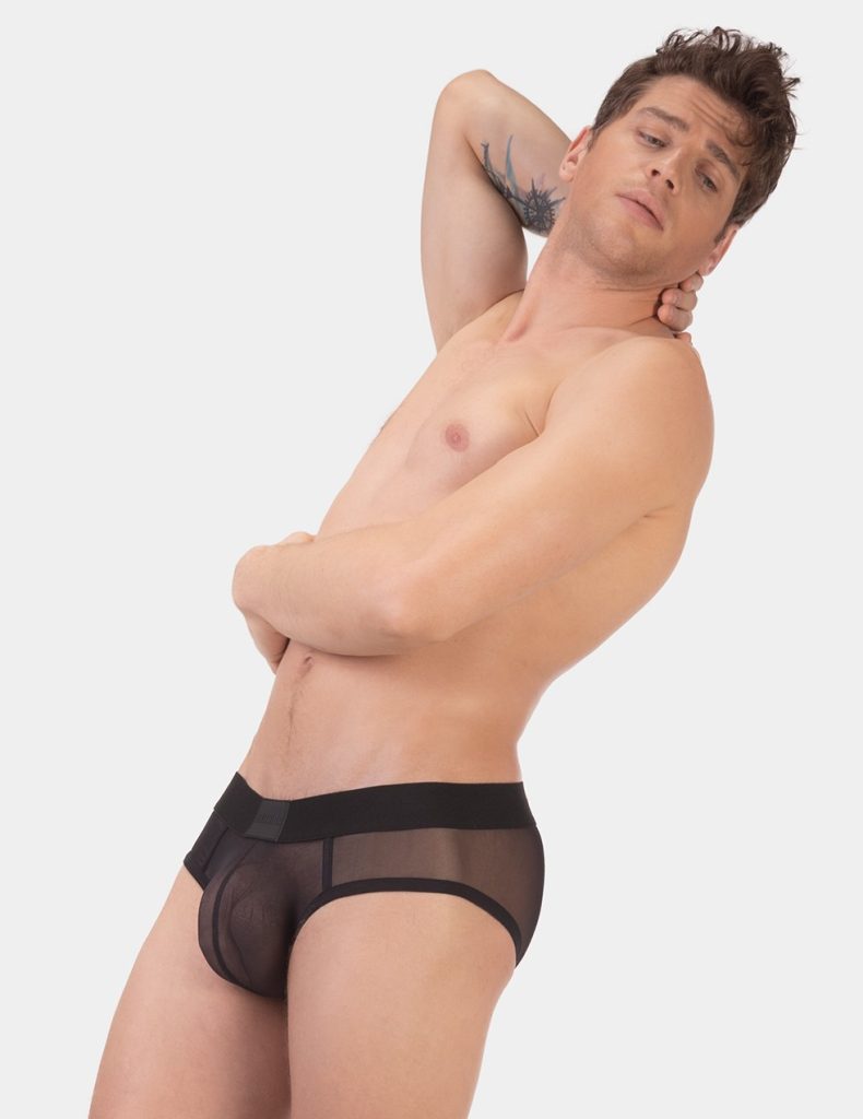 Barcode Berlin - Mesh Brief Torm - Black