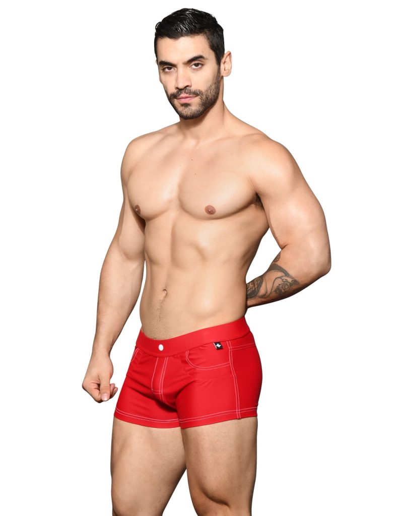 Andrew Christian - Riviera Swim Trunk - Red