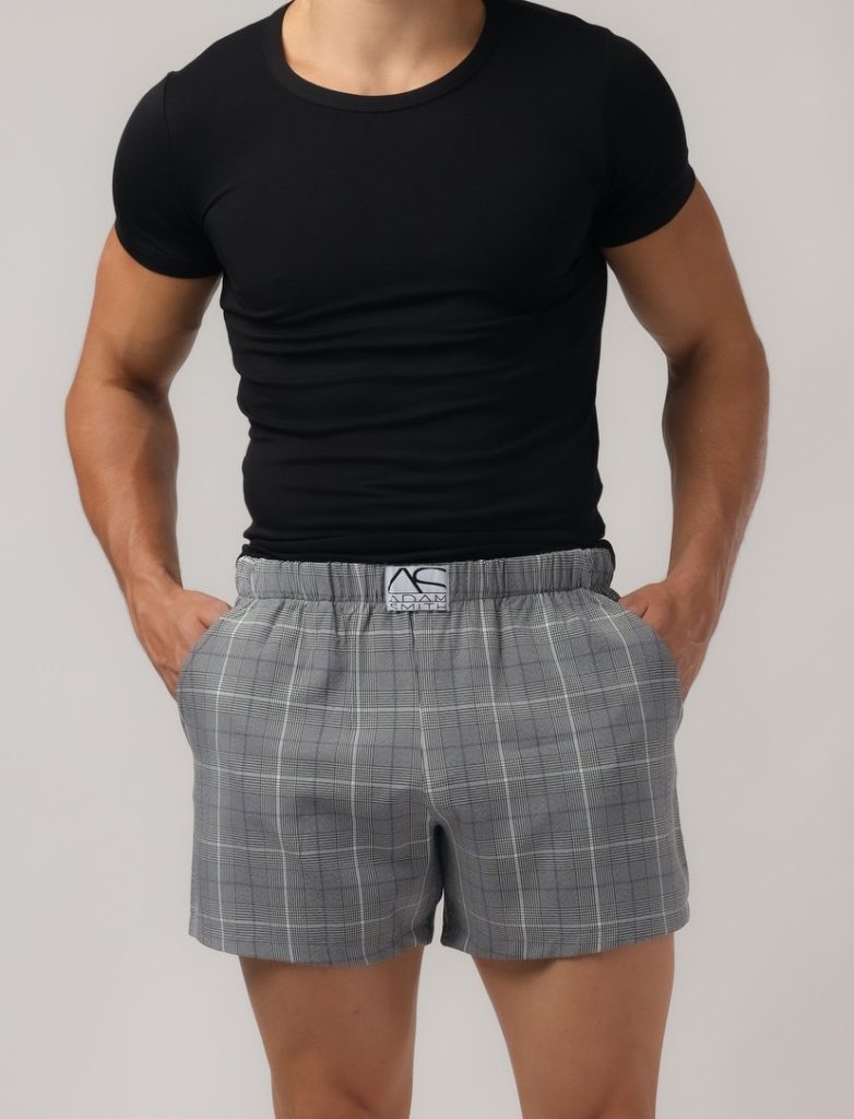 Adam Smith - Relax Shorts With Pocket - Plaid