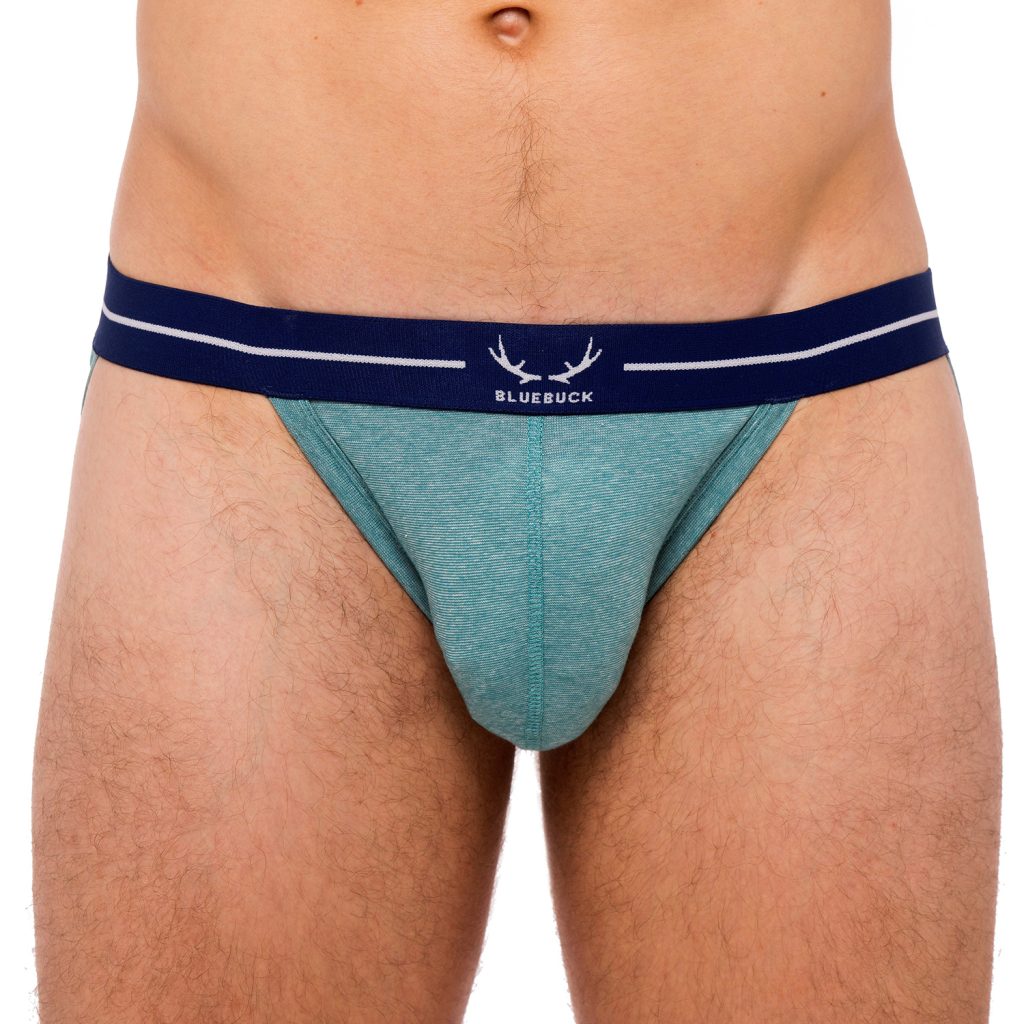 Bluebuck underwear Arctic Green jockstrap