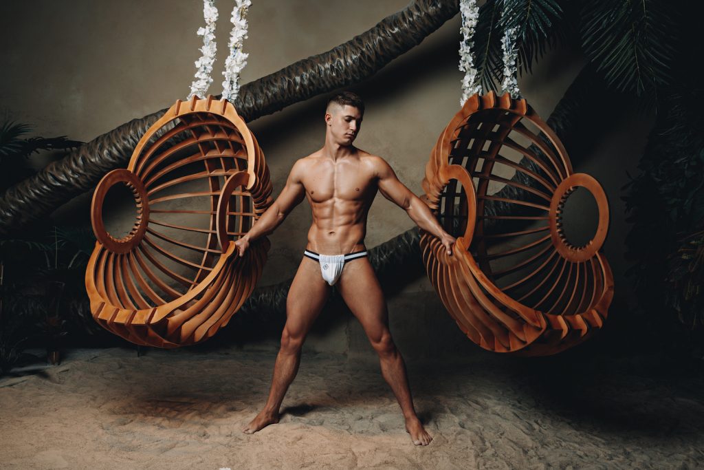 Marcuse Australia underwear - Model Daniil by Pavel Lepikhin Maximo jock white