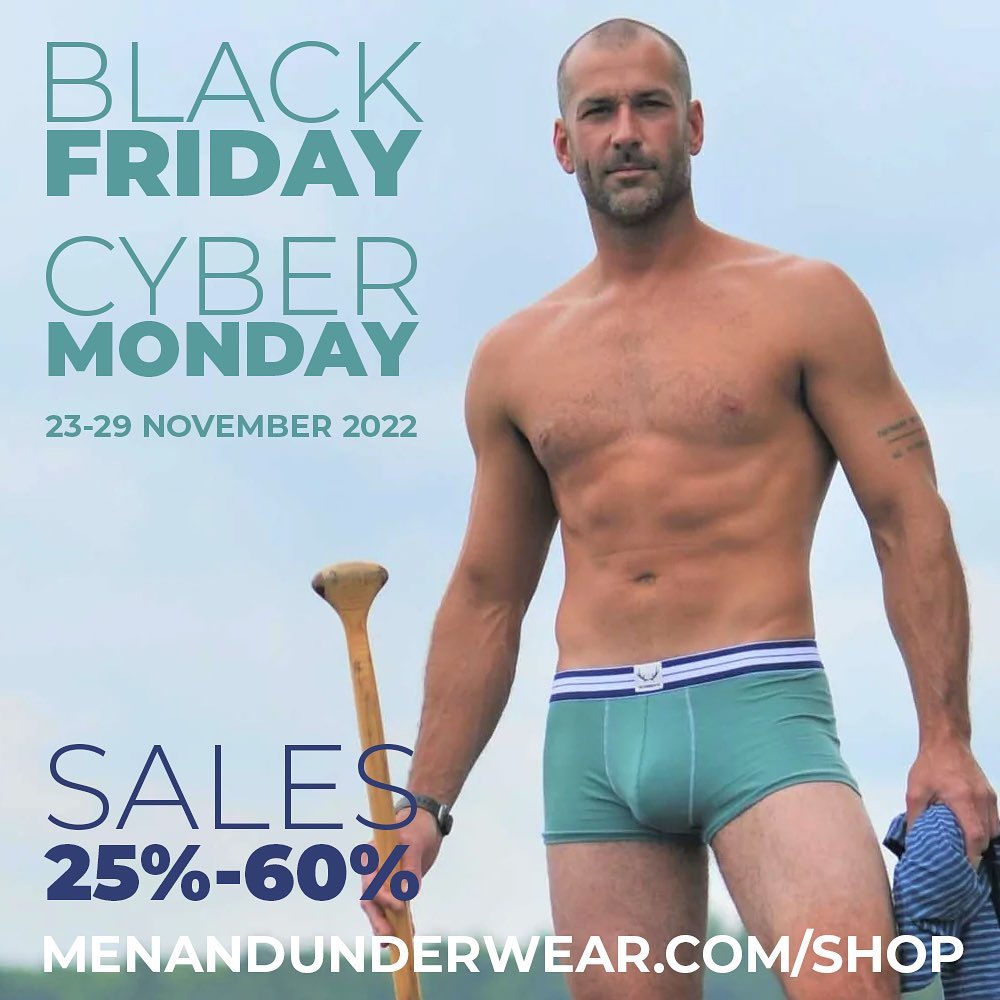 Black Friday ALERT! 🚨 Find now the best and most fabulous items of Andrew Christian, Bluebuck, Barcode, CODE 22, Marcuse, TOF Paris, Walking Jack and more brands at 25%-60% OFF! Grab your deals now:
____
https://menandunderwear.com/shop/