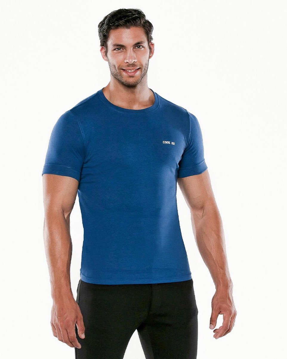 The Basics Navy blue slim fit T-Shirt by CODE 22 is a diverse top you can wear as an undershirt, at the gym or paired with your favourite jeans:
_____
https://menandunderwear.com/shop/t-shirts/code-22-basics-t-shirt-navy-blue