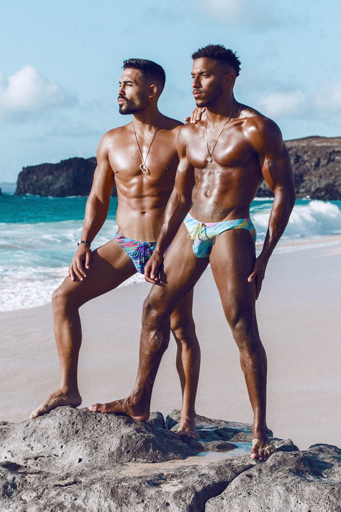 2eros swimwear - models Marcel Gonzalez and Samir Elfounti by Adrian C Martin