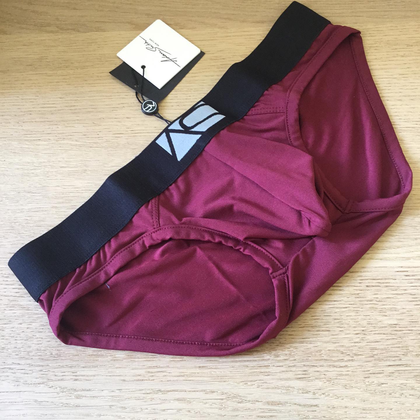 The Shaped Pouch Briefs by AdamSmithWear is a soft microfiber-made pair of burgundy red underwear in an athletic, low-rise style and contemporary silhouette. Check it out:
_____
https://menandunderwear.com/shop/underwear/adam-smith-shaped-pouch-briefs-burgundy