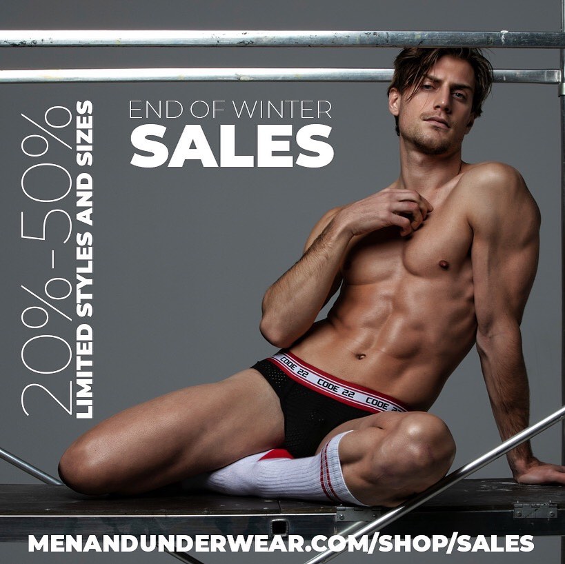 Deeper discounts just applied on discontinued items! Grab them while stocks last at prices as low as 50% off! Find them all below:
____
menandunderwear.com/shop/sales