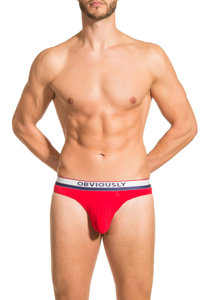 Obviously Apparel - underwear - PrimeMan Hipster Briefs Red 