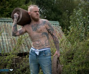 Model Jay Lev photographed by Markus Brehm - Bluebuck underwear