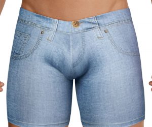 clever underwear - cowboy denim print boxers