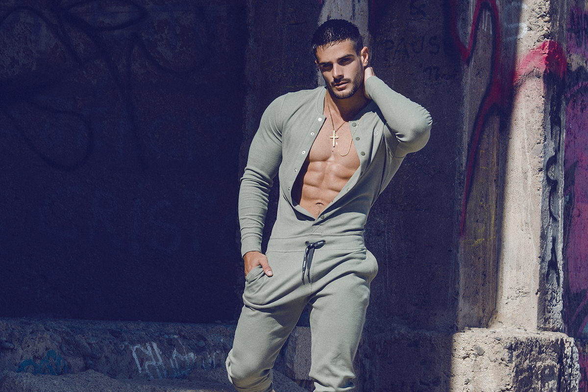 teamm8 onesies - Model Jorge photographed by Adrian C. Martin