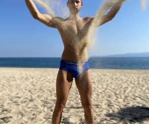 Walking Jack underwear - Bluebird Solid Briefs - Stathis - Summer Vibes