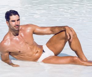 Teamm8 swimwear models Carlos and Alberto